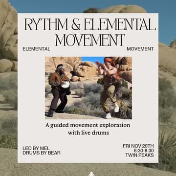 Cover Image for Rhythm & Elemental Movement Workshop
