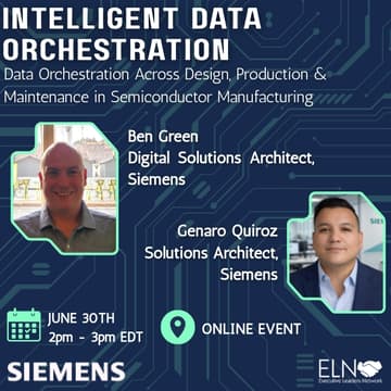 Cover Image for Webinar - Data Orchestration Across Design, Production, and Maintenance in Semiconductor Manufacturing