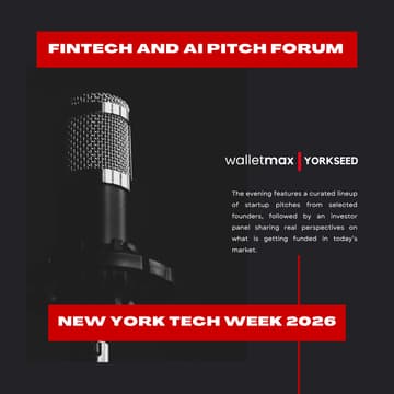 Cover Image for Fintech and AI Pitch Forum at New York Tech Week 2026