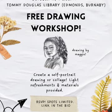 Cover Image for Free Drawing Workshop: Self-Portraits & Collage