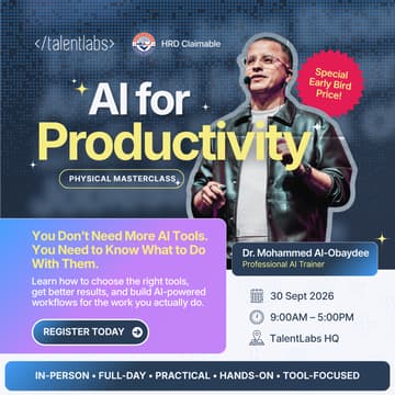 Cover Image for AI for Productivity: Learning What to do with AI Tools