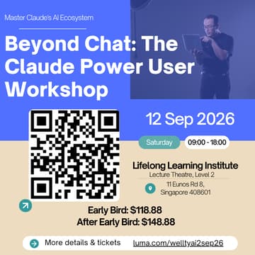 Cover Image for Beyond Chat: The Claude Power User Workshop (WA-201)