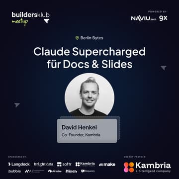 Cover Image for Claude Supercharged für Docs & Slides