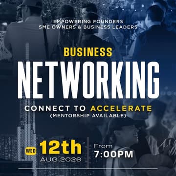 Cover Image for Connect Accelerator - Business Networking Event #2