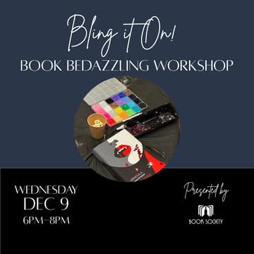 Cover Image for Bling It On! Book Bedazzling Workshop