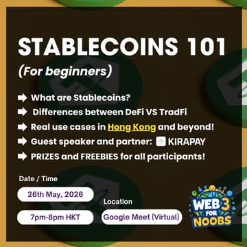 Cover Image for Web3: Stablecoins 101 (For beginners)