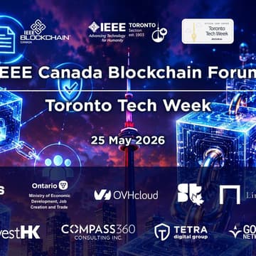 Cover Image for IEEE Canada Blockchain Forum 2026 (4th edition)