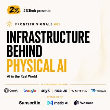 Cover Image for Frontier Signals #01: Infrastructure Behind Physical AI — Intelligence Beyond the Screen