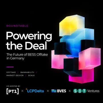 Cover Image for Powering the Deal: The Future of BESS Offtake in Germany - Official Pre-Event of the BVES Investor Summit Europe 2026