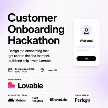 Cover Image for Customer Onboarding Hackathon