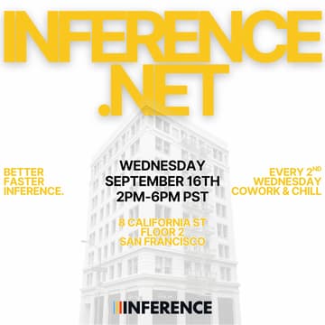 Cover Image for INFERENCE: SEPTEMBER // Cowork & Chill ๐งโ๐ปโ๏ธ