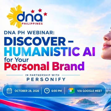 Cover Image for 🤖 DNA PH Webinar: Discover – Humanistic AI for Your Personal Brand
