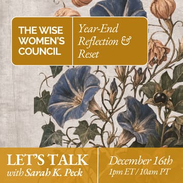 Cover Image for Wise Women's Salon: Year-End Reflection & Reset