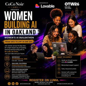Cover Image for Women Build Oakland: From Idea to App in One Day