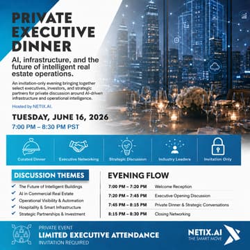 Cover Image for Private Executive Dinner: AI & Intelligent Buildings