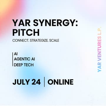 Cover Image for YAR SYNERGY:PITCH JULY