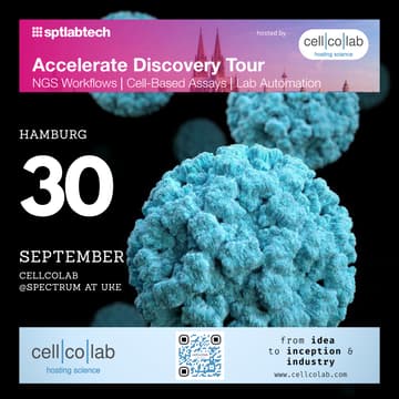 Cover Image for sptlabtech *Accelerate Discovery Tour* hosted by Cellcolab, Hamburg