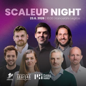 Cover Image for Scaleup Night #6: 1) Exit Usetiful 2) Stovky M 40% vstup Seyforu do Raynet 3) 9 kruhů AI pekla 4) Svobodné firmy 5) VC blok - 4 nové VCčka