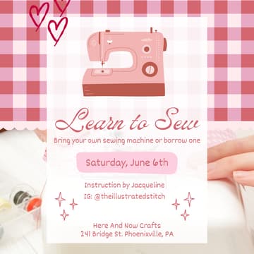 Cover Image for Intro to Machine Sewing