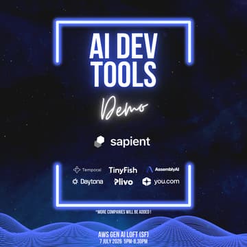 Cover Image for AI Dev Tool Demo Night @ AWS Builder Loft (#5th Edition)