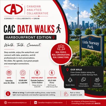 Cover Image for CAC Data Walks: Toronto Harbourfront Edition 🌿