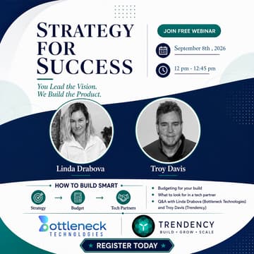 Cover Image for Strategy For Success. You lead the vision. We build the product