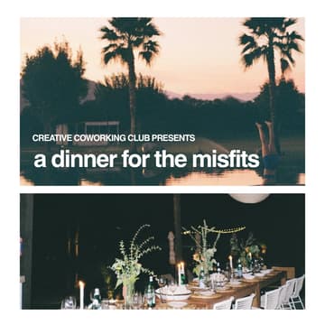 Cover Image for [LA] a dinner for the misfits
