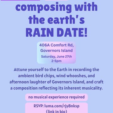 Cover Image for Composing with the Earth on Governors Island
