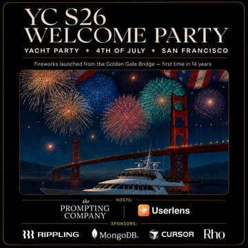 Cover Image for YC S26 Welcoming ft. Userlens x The Prompting Company