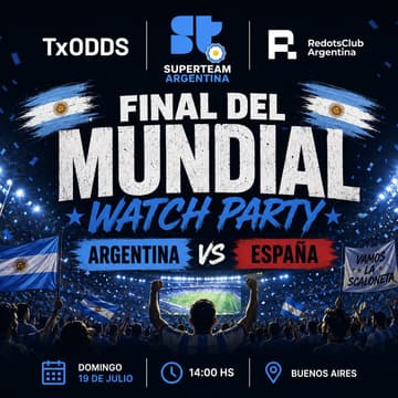 Foto de portada de 🇦🇷⚽ Final del Mundial 2026 | Watch Party de Superteam Argentina