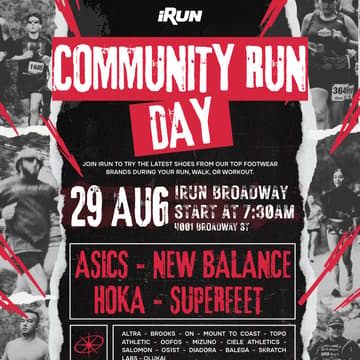 Cover Image for Community Run Day @ iRun Broadway