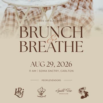 Cover Image for Brunch & Breathe : Indoor Picnic Edition