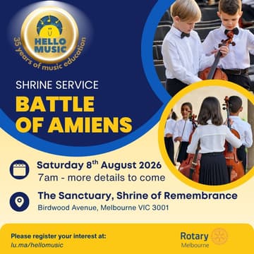 Cover Image for Battle of Amiens - Shrine Service