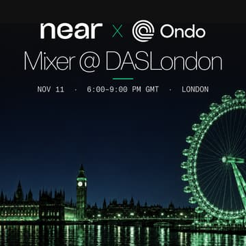 Cover Image for NEAR x Ondo Mixer @ DASLondon