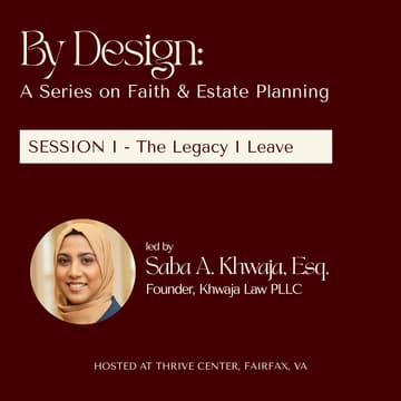 Cover Image for By Design: A Series on Faith & Estate Planning — Session 1: The Legacy I Leave