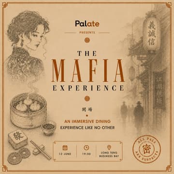 Cover Image for Palate DXB - The Mafia Experience