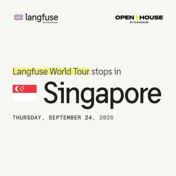Cover Image for Langfuse @ OpenHouse Singapore