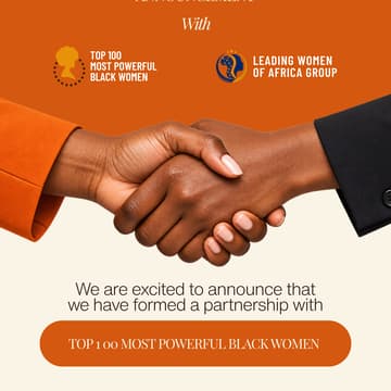 Cover Image for the Top 100 Most Powerful Black Women Summit, 19-23 Oct. Virtual