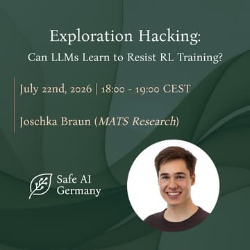 Cover Image for Exploration Hacking: Can LLMs learn to resist RL training?