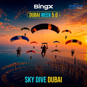 Cover Image for Sky Dive Dubai - BingX Dubai Week 5.0