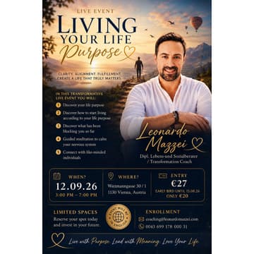 Cover Image for Living Your Life With Purpose
