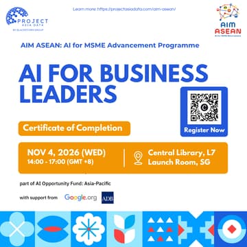 Cover Image for AI for Business Leaders – AIM ASEAN Certification