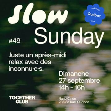 Cover Image for Slow Sunday *Québec* #49 – Nano Cinco