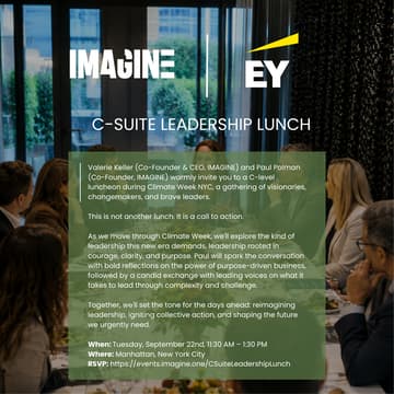 Cover Image for C-Suite Leadership Lunch | Climate Week NYC