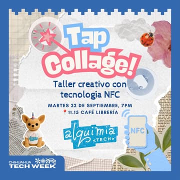 Cover Image for Tap Collage. Taller creativo con tecnologia NFC