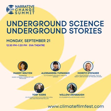 Cover Image for Underground Science. Underground Stories.