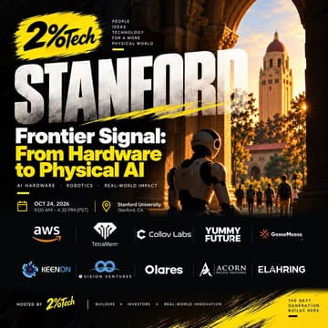 Cover Image for Stanford Frontier Signal: From Hardware to Physical AI