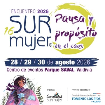Cover Image for Seminario Internacional 🌎 Sur Mujer 2026 | 28 de agosto | día #1