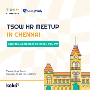 Cover Image for TSOW HR Meetup in Chennai