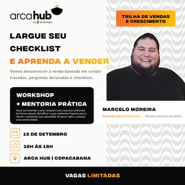 Cover Image for Largue seu checklist e aprenda a vender